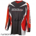 MAGLIA HEBO TRIAL PRO 10 NERO/ROSSA