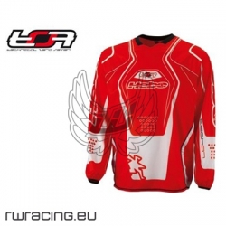 MAGLIA HEBO DA TRIAL - TECH 7 ROSSA