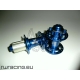 Coppia mozzi WRC XC / Cross Country THRU AXLE anodizzato BLU