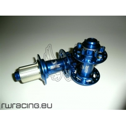 Coppia mozzi WRC XC / Cross Country THRU AXLE anodizzato BLU