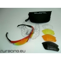 Occhiali da sole Kuota rossi + 5 lenti - per bici / peso 25 g