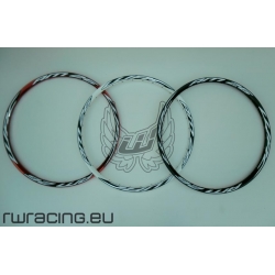 Cerchio 26 " WRC AM26 bianco / rosso / nero per bici / mtb