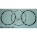 Cerchio 27.5 " WRC AM27 bianco / rosso / nero per bici / mtb
