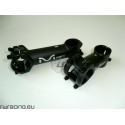Attacco manubrio nero Magix 2 da 31.8 mm x 1" e 1/8