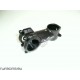 Attacco manubrio nero Magix 2 da 31.8 mm x 1" e 1/8