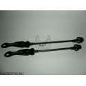 Sganci rapidi / Quick release NOVATEC per bici / mtb di colore nero