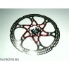 Freno a disco WRC bici / mtb - spider in Ergal rosso 160 / 180 / 203 mm