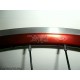 Coppa ruote 26" v-brake DRC anodizzate rosse