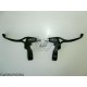 Leve v-brake Tektro in alluminio nero opaco per bici / mtb