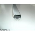 Tubo grezzo in alluminio 7005 T6 a sezione rettangolare 
