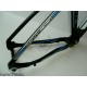 Telaio mtb 27.5 per bici / xc / crosscountry in alluminio Williams NERO / BLU a disco