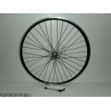 Ruota anteriore 28" v-brake per bici da trekking Nera 