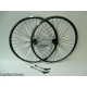 Coppia ruote Nere mtb A:Light Komet v-brake da 26 a cassetta