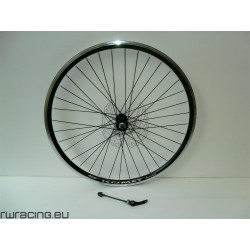 Ruota anteriore NERA per bici / mtb 26" v-brake - marchio Komet