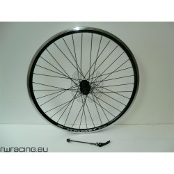 Ruota posteriore bici / mtb 26" v-brake / cassetta - Komet nera