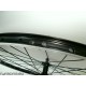 Ruota posteriore bici / mtb 26" v-brake / cassetta - Komet nera