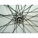 Ruota anteriore 28" v-brake per bici da trekking bianca