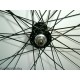Ruota anteriore 28" v-brake per bici da trekking Nera - mozzo nero