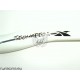 Manubrio TKX bianco per bici / mtb da 31.8 mm