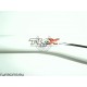 Manubrio TKX bianco per bici / mtb da 31.8 mm