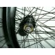 Coppia ruote mtb 26 - nere opache, v-brake, a cassetta