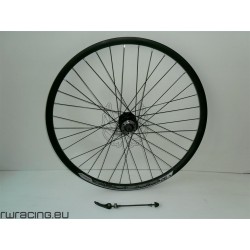 Ruota anteriore mtb 26 a disco Nera - Quasar Disk