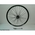 Ruota anteriore mtb 26 a disco Nera - Quasar Disk