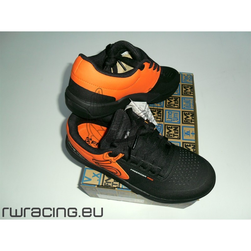 FIVE TEN Freerider Pro Scarpe bici mtb downhill freeride Nero Arancio