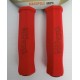 Manopole bici silicone colorate con tappo