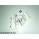 PEDALI VP FLAT BMX / DH WHITE